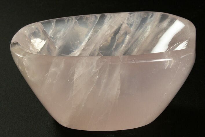 Polished Rose Quartz Dish #338448